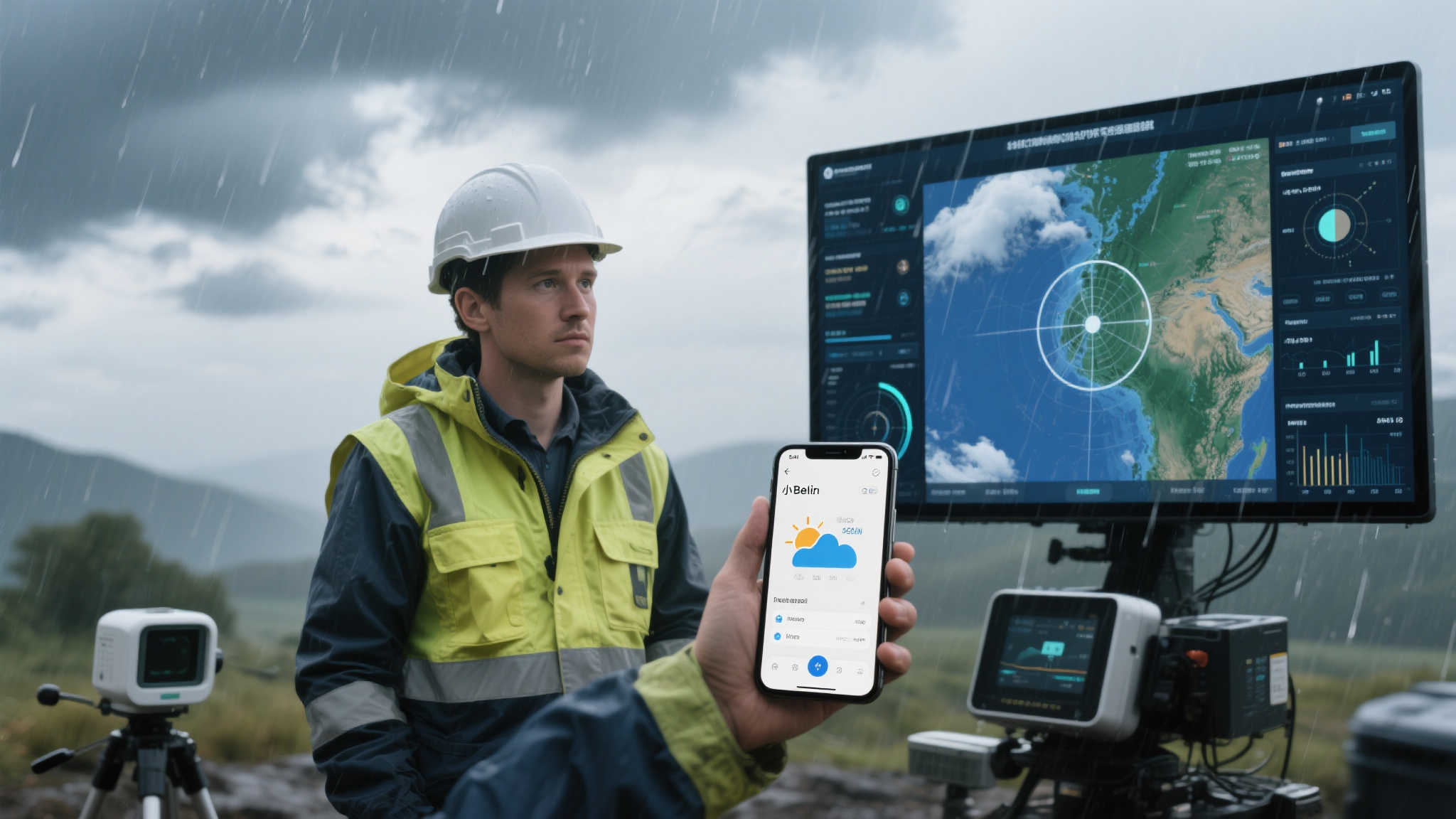 小贝林:天气成为全新挑战,我们必须面对 四、科技助力:让天气不再是拦路虎
在信息化时代,