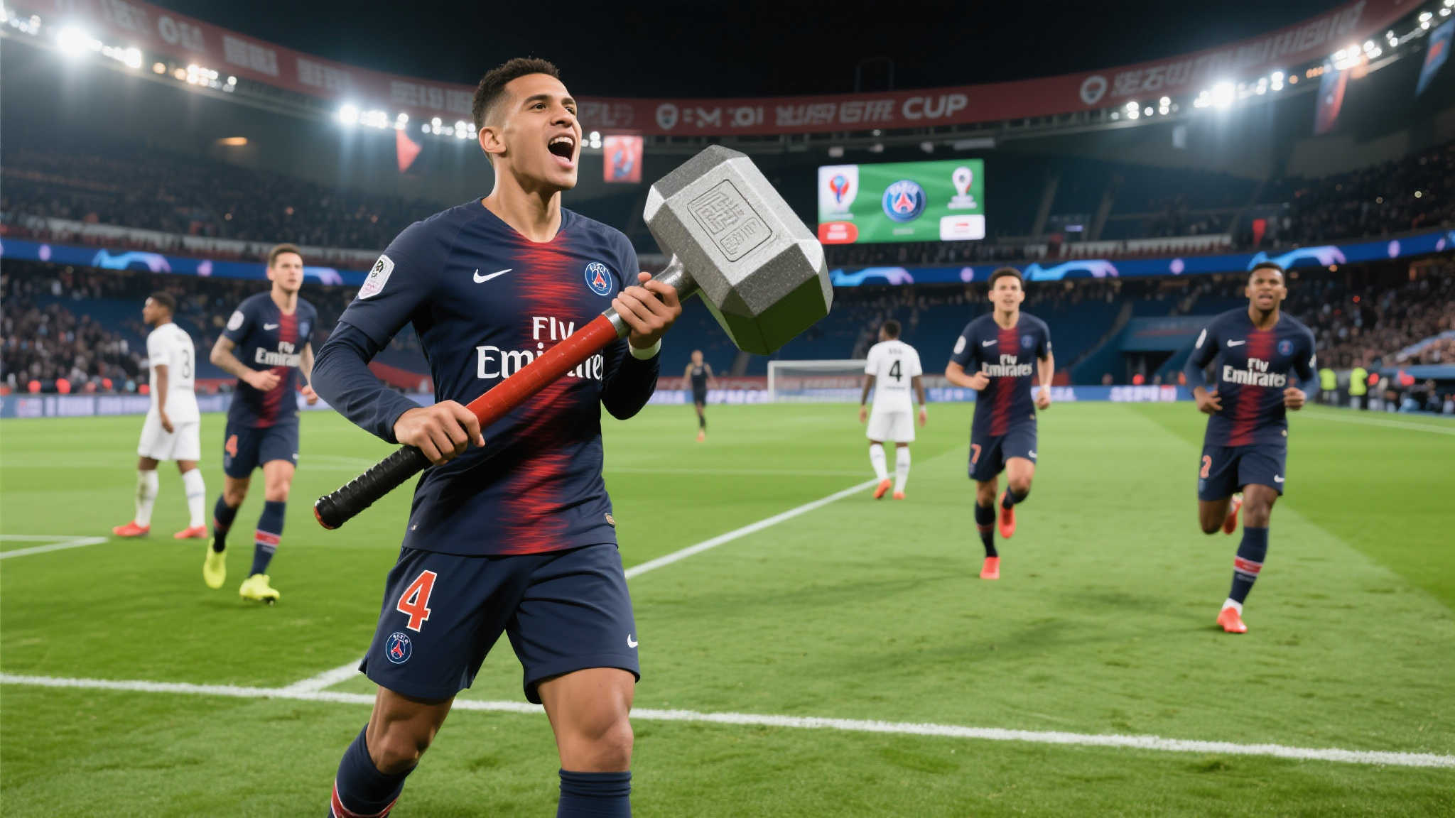 世俱杯|重拳出击,巴黎圣日耳曼4:0碾压对手 如果将足球比赛比作战场,那么胜者往往是持有最强武器